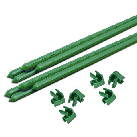 Кілочки та кліпси для підвязування рослин (набір 10 шт) - фото №1 Кілочки та кліпси для підвязування рослин (набір 10 шт) цена