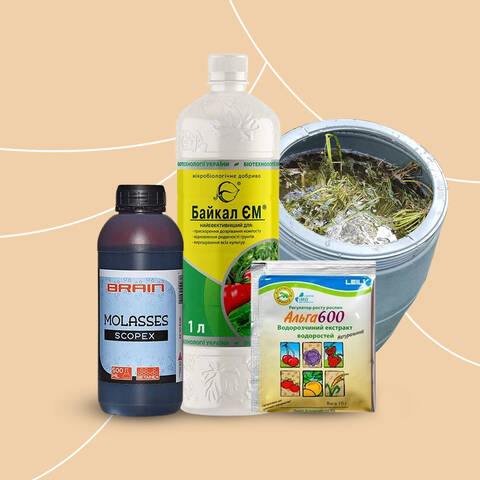 Набір Щедрий Урожай (для приготування травяного настою для підживлення рослин) - фото №1 Набір Щедрий Урожай (для приготування травяного настою для підживлення рослин) фото