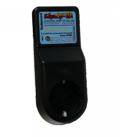 Реле напруги для газового котла в розетку Barrier 2,2 кВт - фото №1 Реле напруги для газового котла в розетку Barrier 2,2 кВт мудрый-дачник