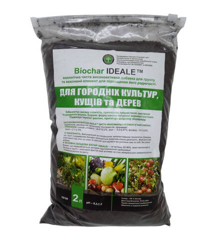 Біочар «IDEALE» 2 л - фото №1 Біочар «IDEALE» 2 л описание