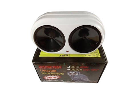 Ультразвуковий відлякувач мишей та кажанів СОВА 400 - фото №1 Ультразвуковий відлякувач мишей та кажанів СОВА 400 стоимость