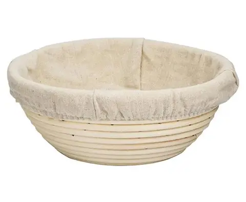 Кошик ротанговий для вистоювання хліба круглий з чохлом 0.5 кг (Словенія) - фото №1 Кошик ротанговий для вистоювання хліба круглий з чохлом 0.5 кг (Словенія) мудрый-дачник