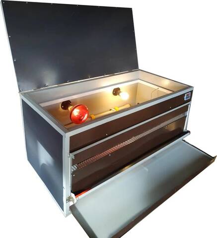 Утеплений брудер (ясла) для 100 пташенят з годівницею та напувалкою - фото №1 Утеплений брудер (ясла) для 100 пташенят з годівницею та напувалкою стоимость