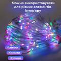 Розумна гірлянда-Штора 200 LED 3*2 м з керуванням зі смартфона, мультиколор описание