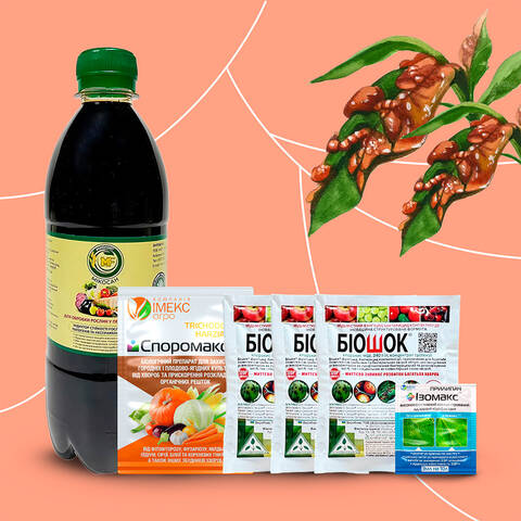 Бакова суміш від курчавості листя персика, на 5-10 дерев - фото №1 Бакова суміш від курчавості листя персика, на 5-10 дерев описание