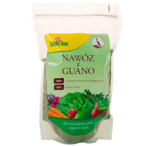 Органічне добриво Nawoz z Guano 1 кг Zielony Dom - фото №1 Органічне добриво Nawoz z Guano 1 кг Zielony Dom стоимость